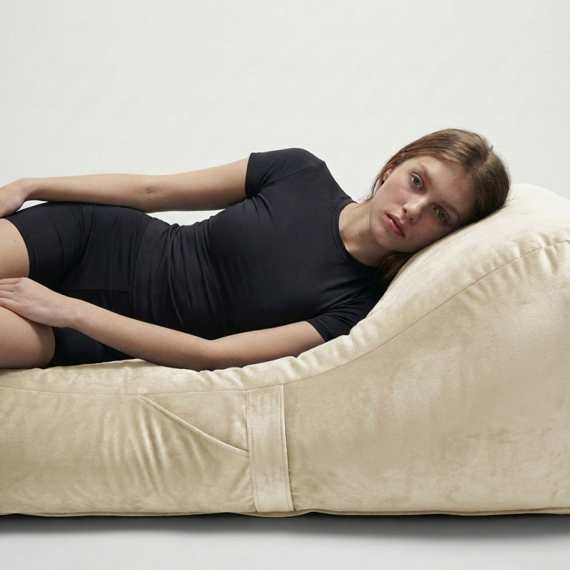 Крісло-лежак Chill S Velour 01 French Vanilly