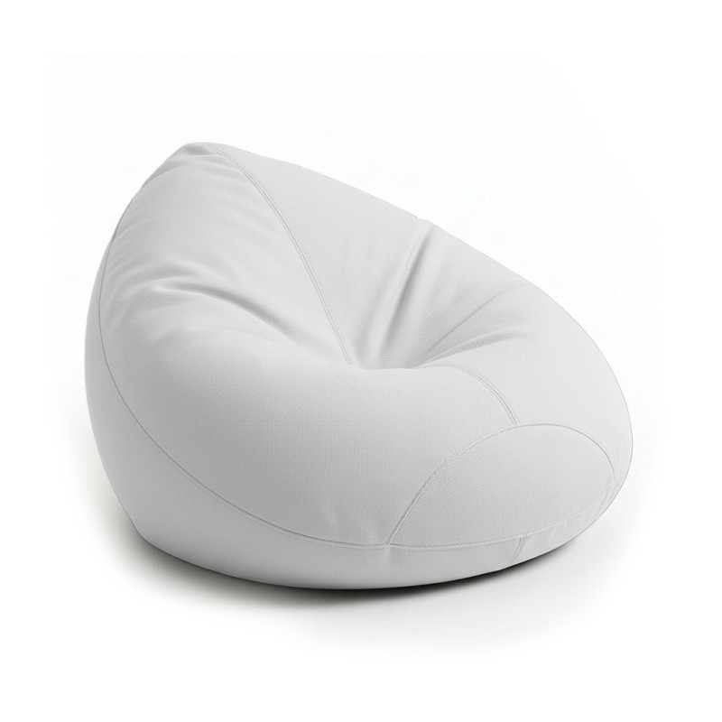 Крісло-мішок Leaf М Oxford Білий