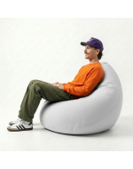 Крісло-мішок Leaf М Oxford Білий