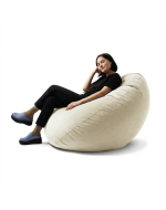 Крісло-мішок Leaf L Velour 01 French Vanilly