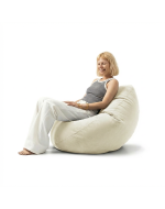 Крісло-мішок Leaf M Velour 01 French Vanilly