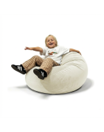 Крісло-мішок Leaf S Velour 01 French Vanilly