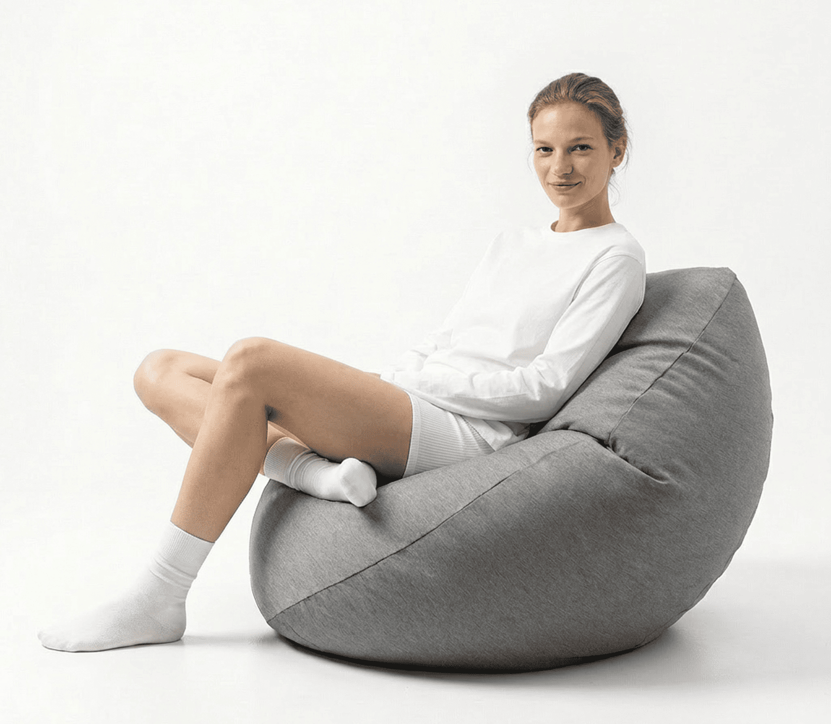 Hmara Large Velor French Vanilly